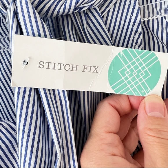 Stitchfix 41 Hawthorn Kerrianne Tie Back Halter Top NWT - Picture 9 of 12